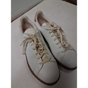 Adidas Advantage Base Court Sneaker White Cork Detail Men's‎ Size 12